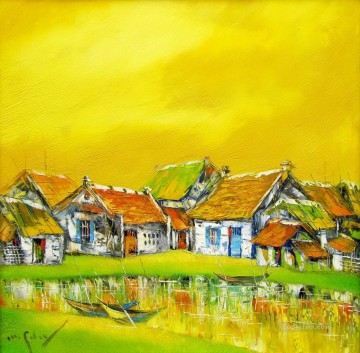 私の故郷 ベトナム アジア人 Oil Paintings